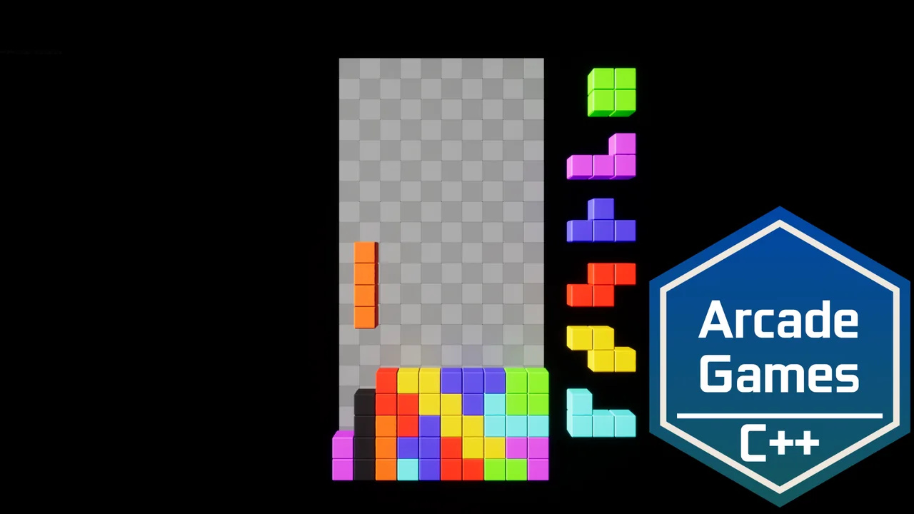 TetY: Unreal Engine C++ Arcade Game screenshot 1