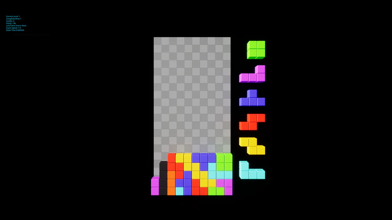 TetY: Unreal Engine C++ Arcade Game screenshot 4