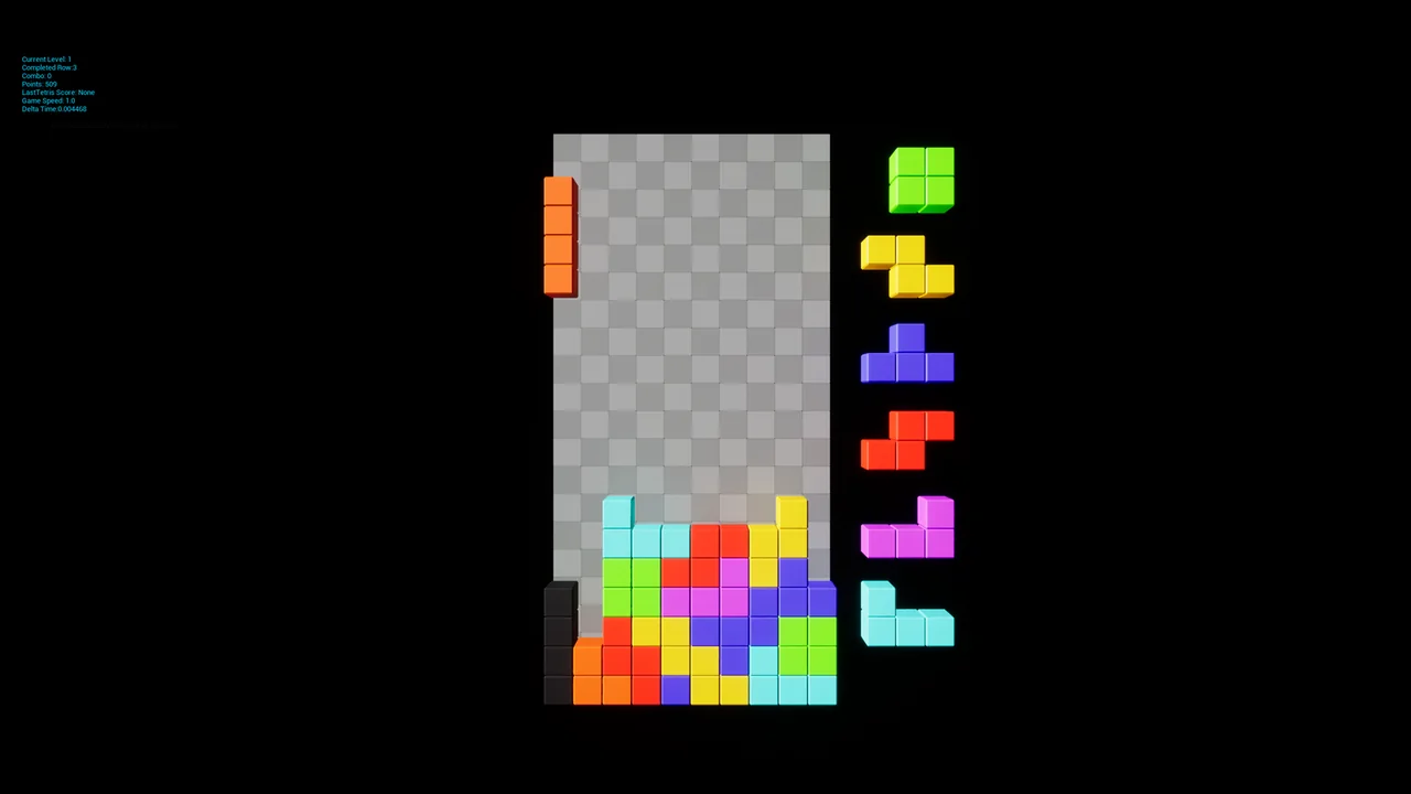 TetY: Unreal Engine C++ Arcade Game screenshot 6