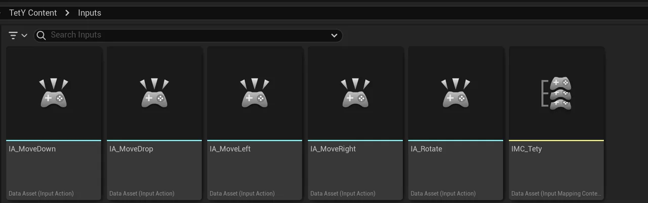 TetY input setup