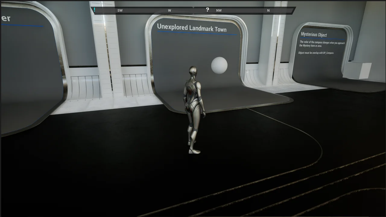 Unreal Engine C++ Compass System UI Kit screenshot 4