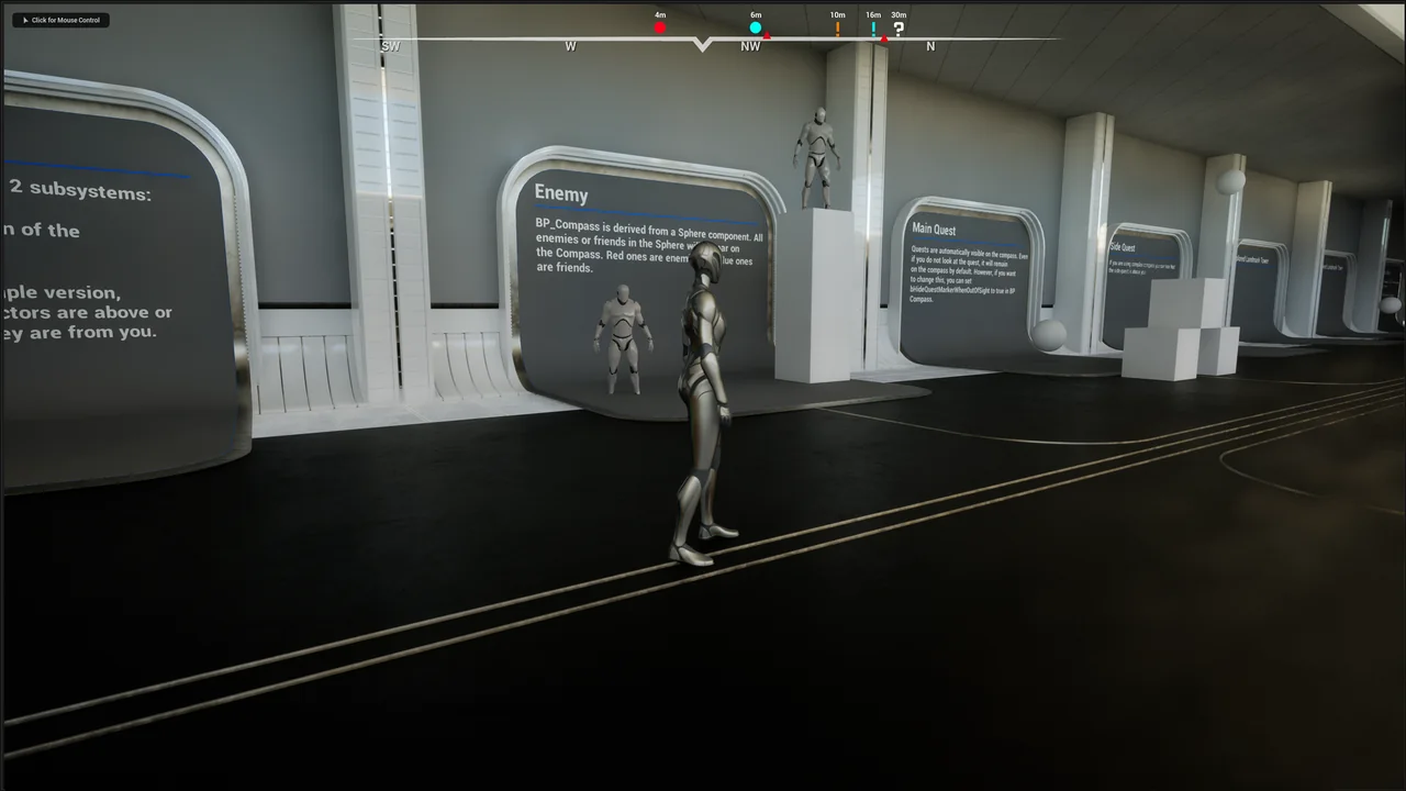Unreal Engine C++ Compass System UI Kit screenshot 6