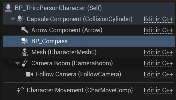 BP Compass component