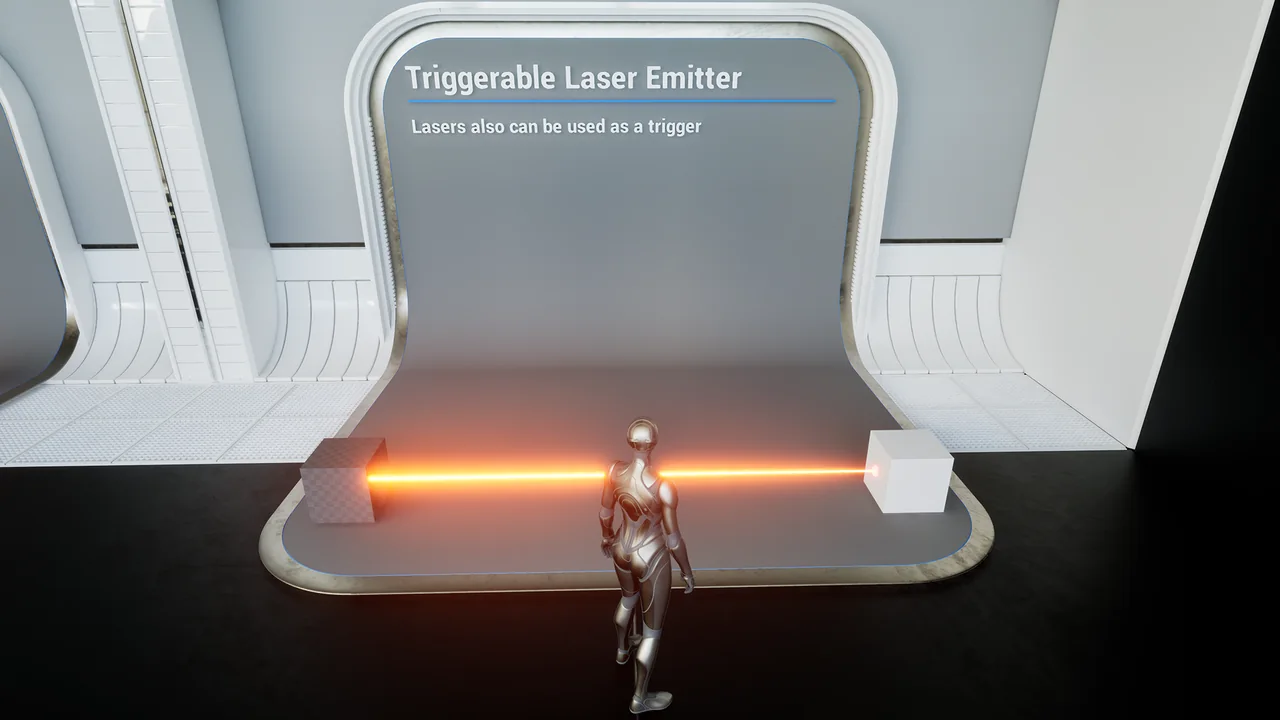 Unreal Engine C++ Niagara Laser System screenshot 3