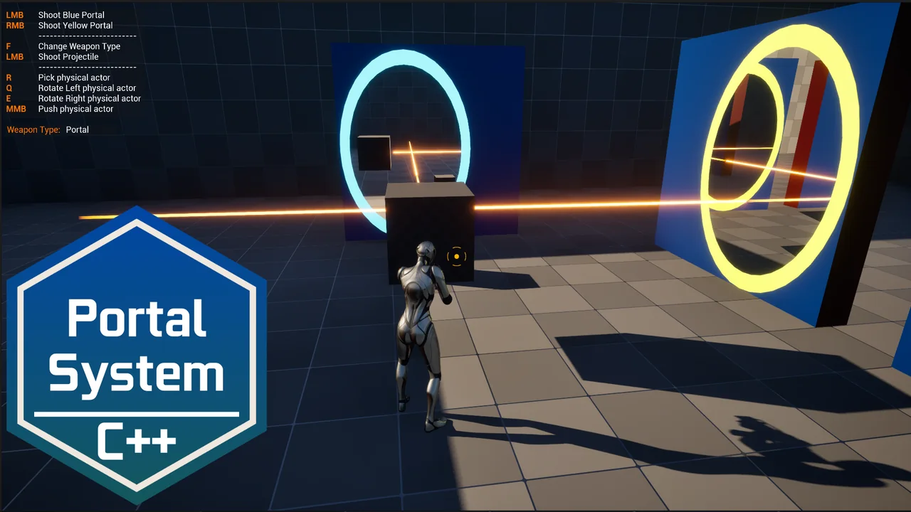 Unreal Engine C++ Portal System screenshot 2