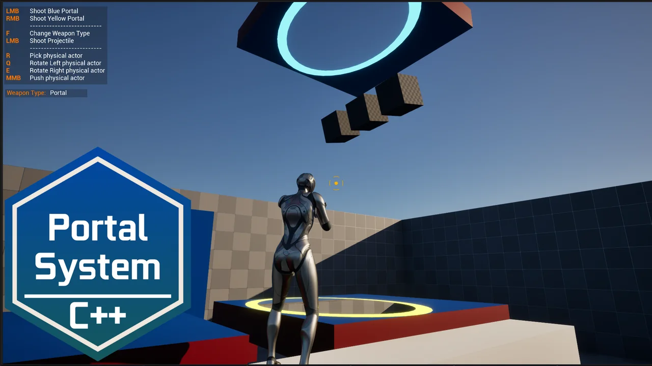 Unreal Engine C++ Portal System screenshot 4