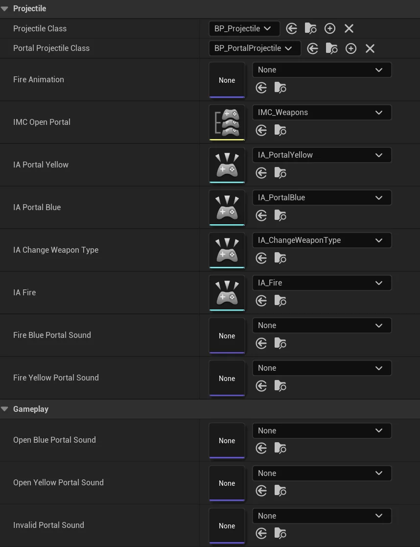 Portal widget data asset