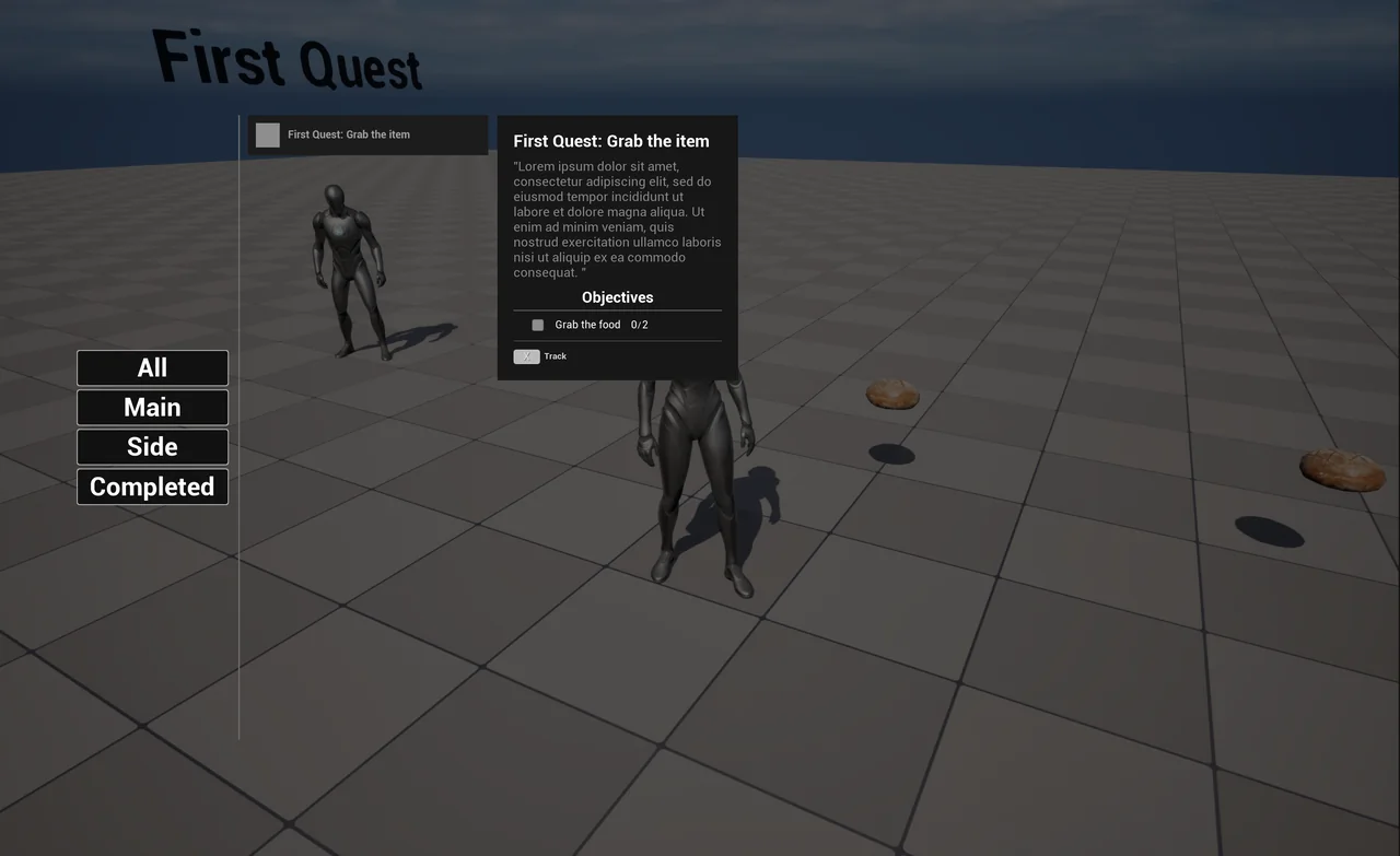 Unreal Engine 5 C++ Quest System screenshot 2